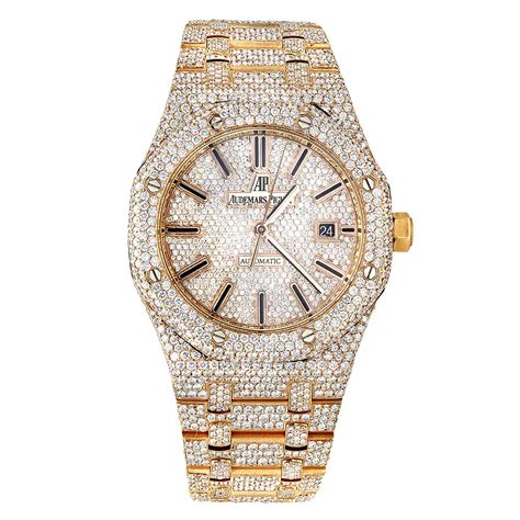 audemars piguet iced out gold|dhgate iced out audemars piguet.